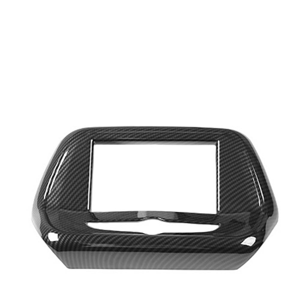 XRLHMP ABS-Kohlefaser-Mittelkonsole, Lenkrad-Schalthebel-Dekorationsabdeckung, kompatibel mit Chevrolet Camaro 2017+, Innenausstattung(Black) von XRLHMP