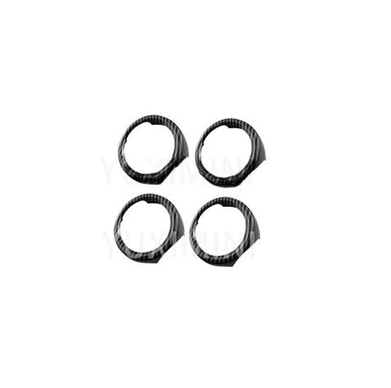 XRLHMP ABS-Kunststoff-Autoinnenaufkleber im Carbon-Stil, Schutzhülle, kompatibel mit BMW MINI 2021 Cooper S JCW F54 F55 F56 F57 F60, Aufkleber zur Innenraummodifikation(Black Brown) von XRLHMP