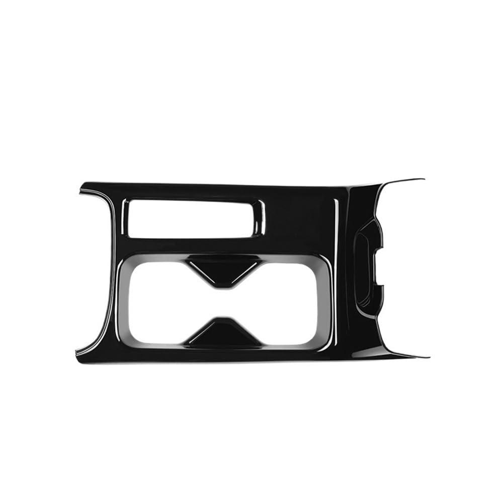 XRLHMP Auto Center Console Wasserbecherhalter Dekoration Abdeckung Trim Aufkleber Kompatibel for Honda HRV HR-V Vezel 2021-2022 Glänzend Schwarz RHD von XRLHMP