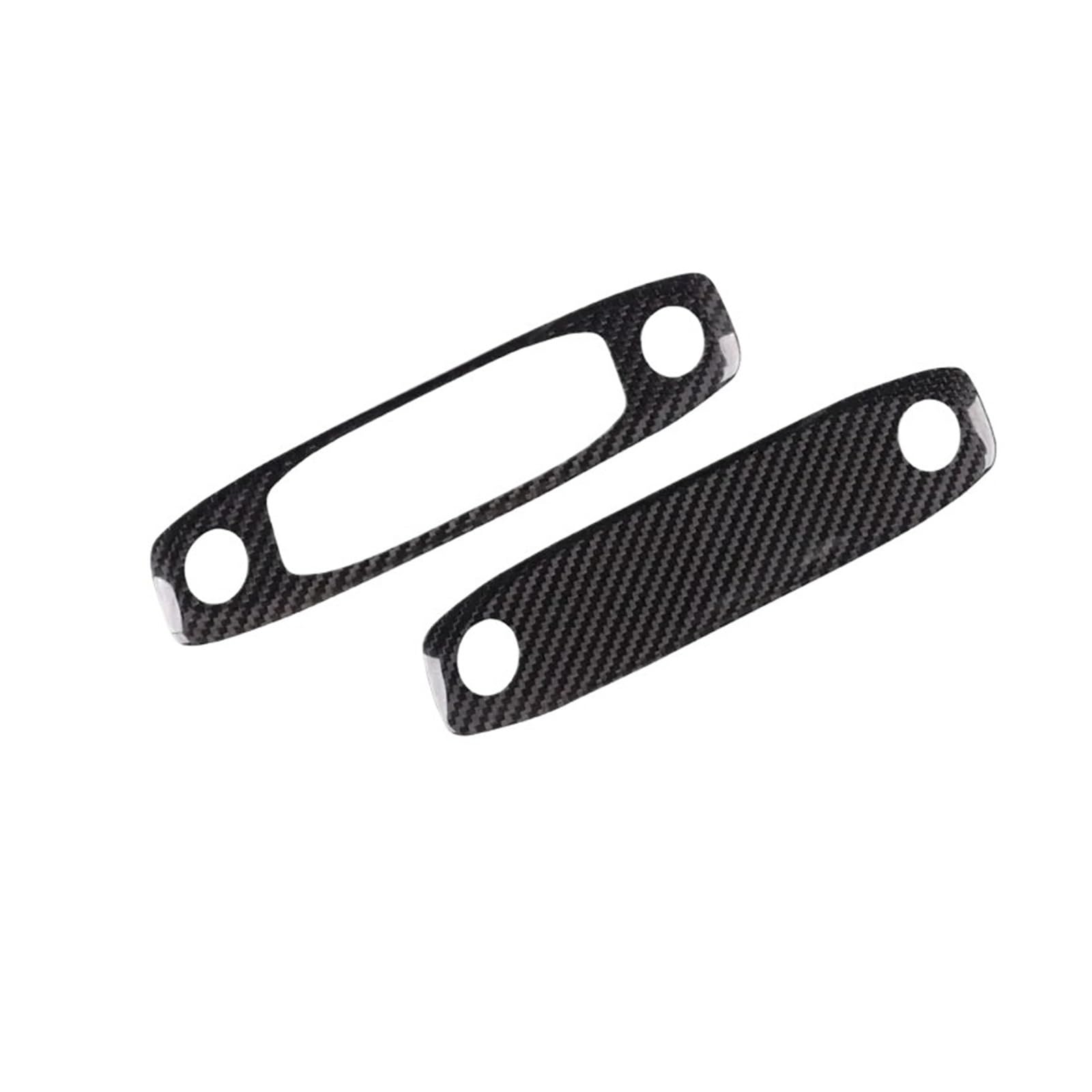 XRLHMP Auto-Innenraumaufkleber, echtes Carbon, kompatibel mit Tesla Model 3 Y, Leselicht, dekorativer Aufkleber, Abdeckung, Autoverkleidung, Modifikation, Innenzubehör 2017–2023(A) von XRLHMP