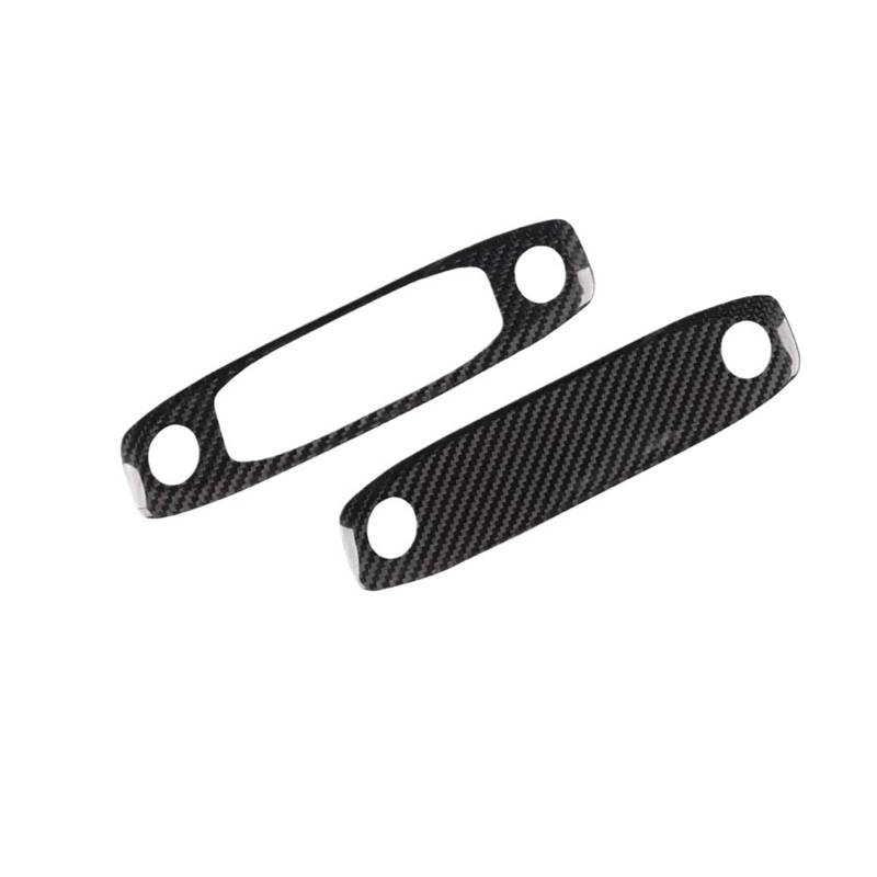 XRLHMP Auto-Innenraumaufkleber, echtes Carbon, kompatibel mit Tesla Model 3 Y, Leselicht, dekorativer Aufkleber, Abdeckung, Autoverkleidung, Modifikation, Innenzubehör 2017–2023(A) von XRLHMP