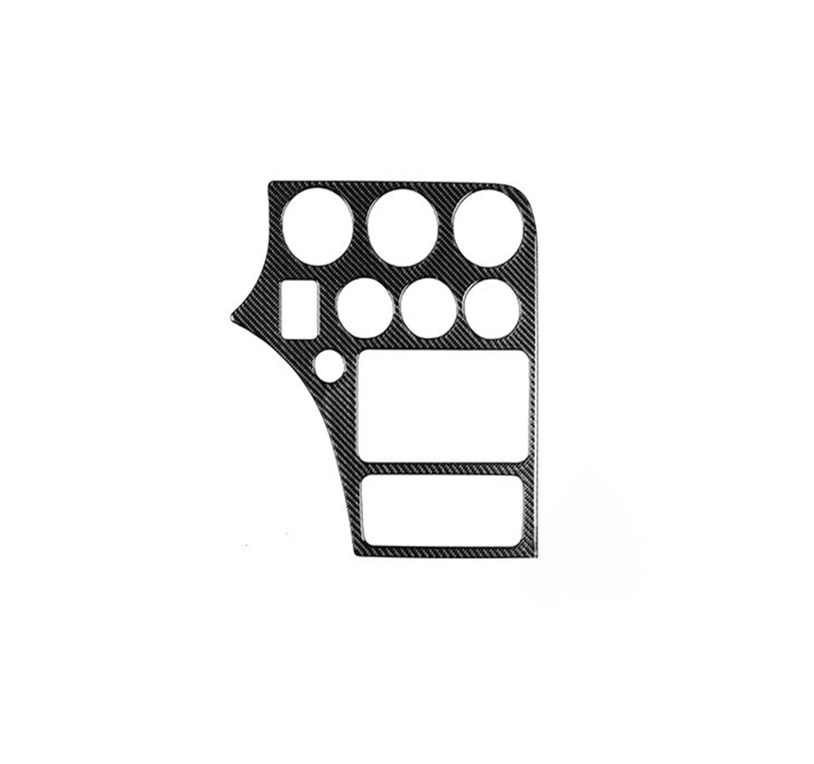 XRLHMP Auto-Innenraumaufkleber, kompatibel mit Alfa Romeo 159 2005–2023, Aufkleber aus echter Kohlefaser, Brera Spider, Armaturenbrett, Schalttafel, dekoratives Auto-Innenzubehör(Q) von XRLHMP