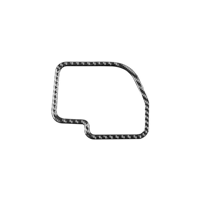 XRLHMP Auto-Innenraumaufkleber, kompatibel mit Toyota Tundra 2007–2013, LHD, weiche Kohlefaser, Auto-Schalthebelrahmen-Abdeckung, Aufkleber, Zierleiste, Innenzubehör von XRLHMP
