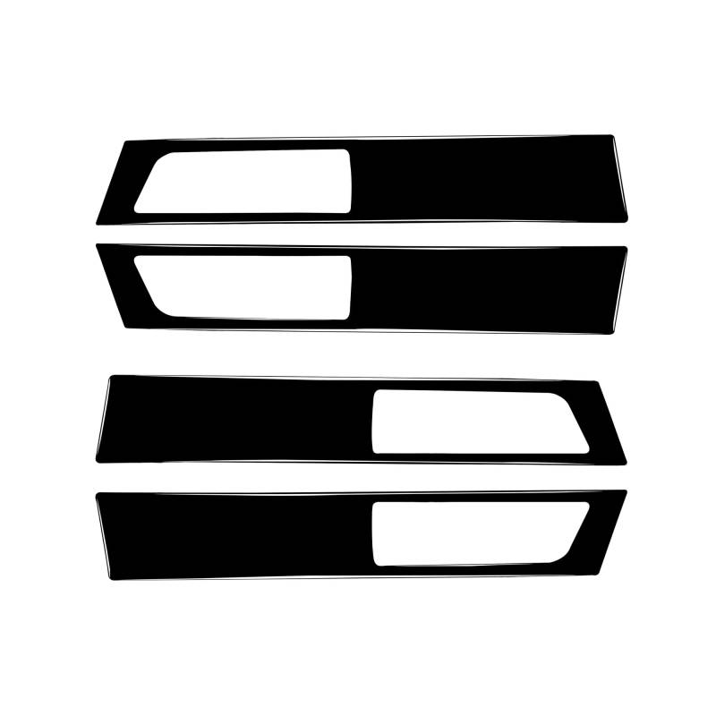 XRLHMP Auto-Innenraumaufkleber Kompatibel for Land Rover Discovery 4 2010-2016 Autozubehör Innentür-Innengriffverkleidung Verkleidungsaufkleber Modifikation Kunststoff von XRLHMP