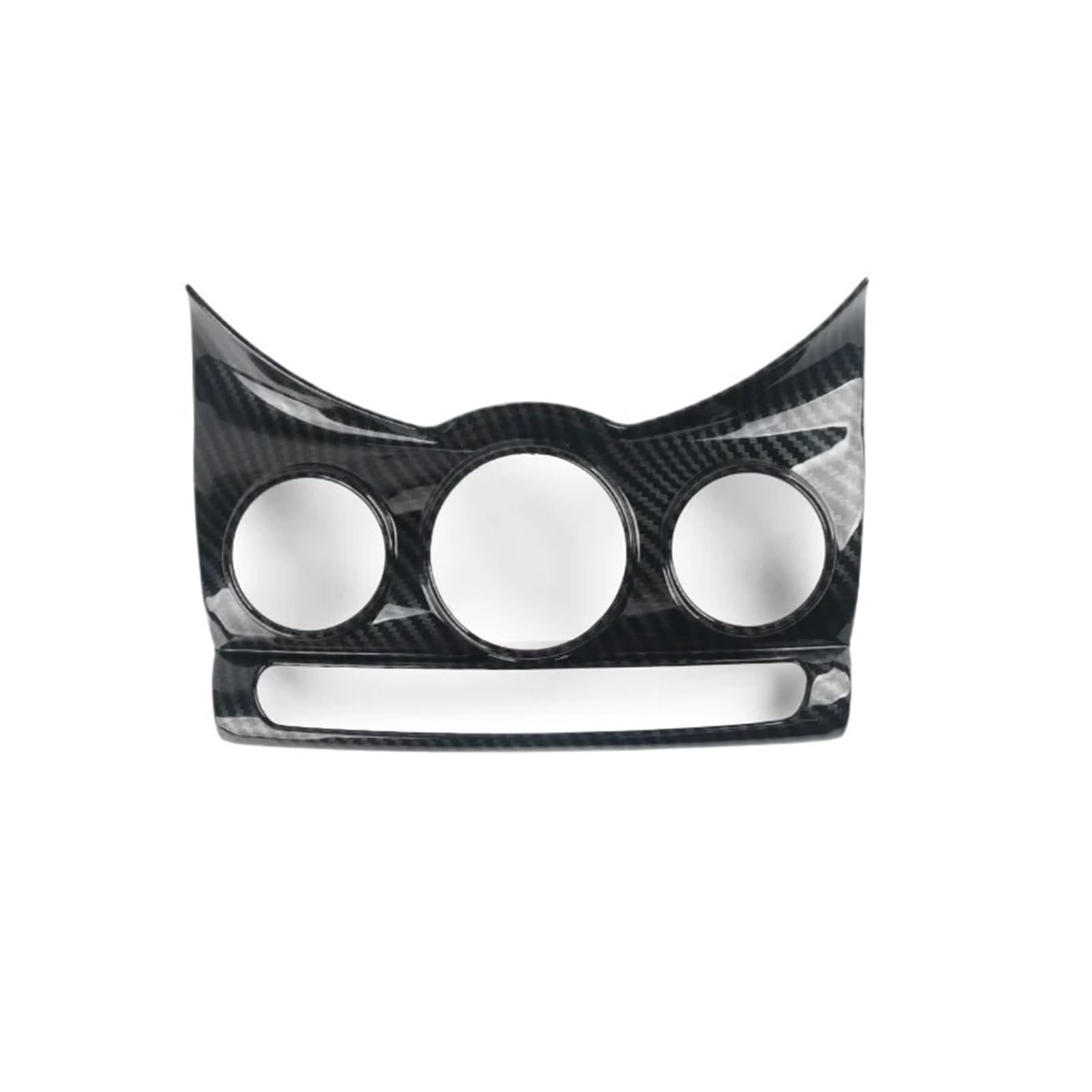 XRLHMP Auto-Knopf-Panel-Shell, kompatibel mit BMW Mini Cooper F56 Accesorios F55, Auto-Innenausstattung, Schutzaufkleber, modifiziertes Auto-Styling(Carbon Black,F55) von XRLHMP