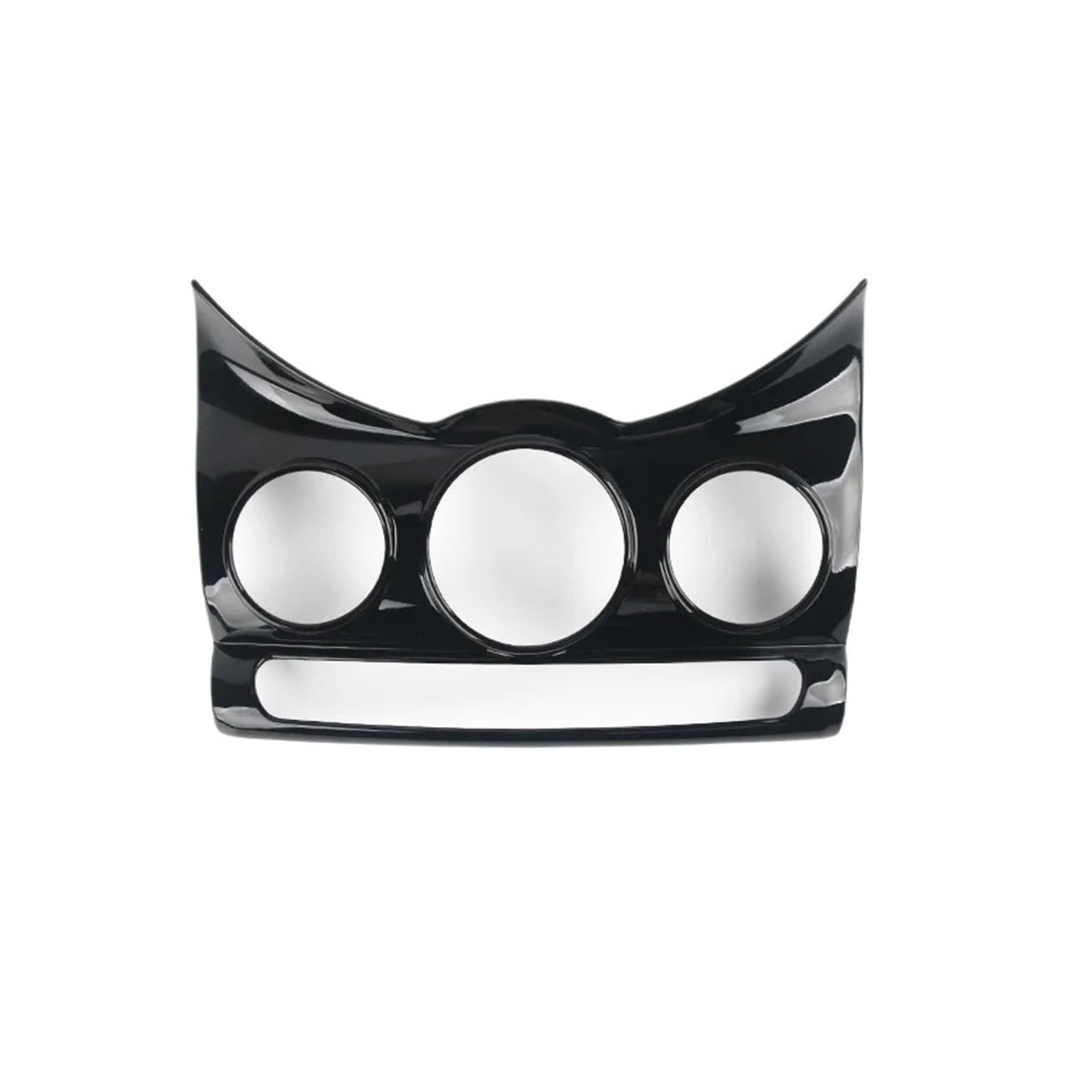 XRLHMP Auto-Knopf-Panel-Shell, kompatibel mit BMW Mini Cooper F56 Accesorios F55, Auto-Innenausstattung, Schutzaufkleber, modifiziertes Auto-Styling(Piano Black1,F55) von XRLHMP