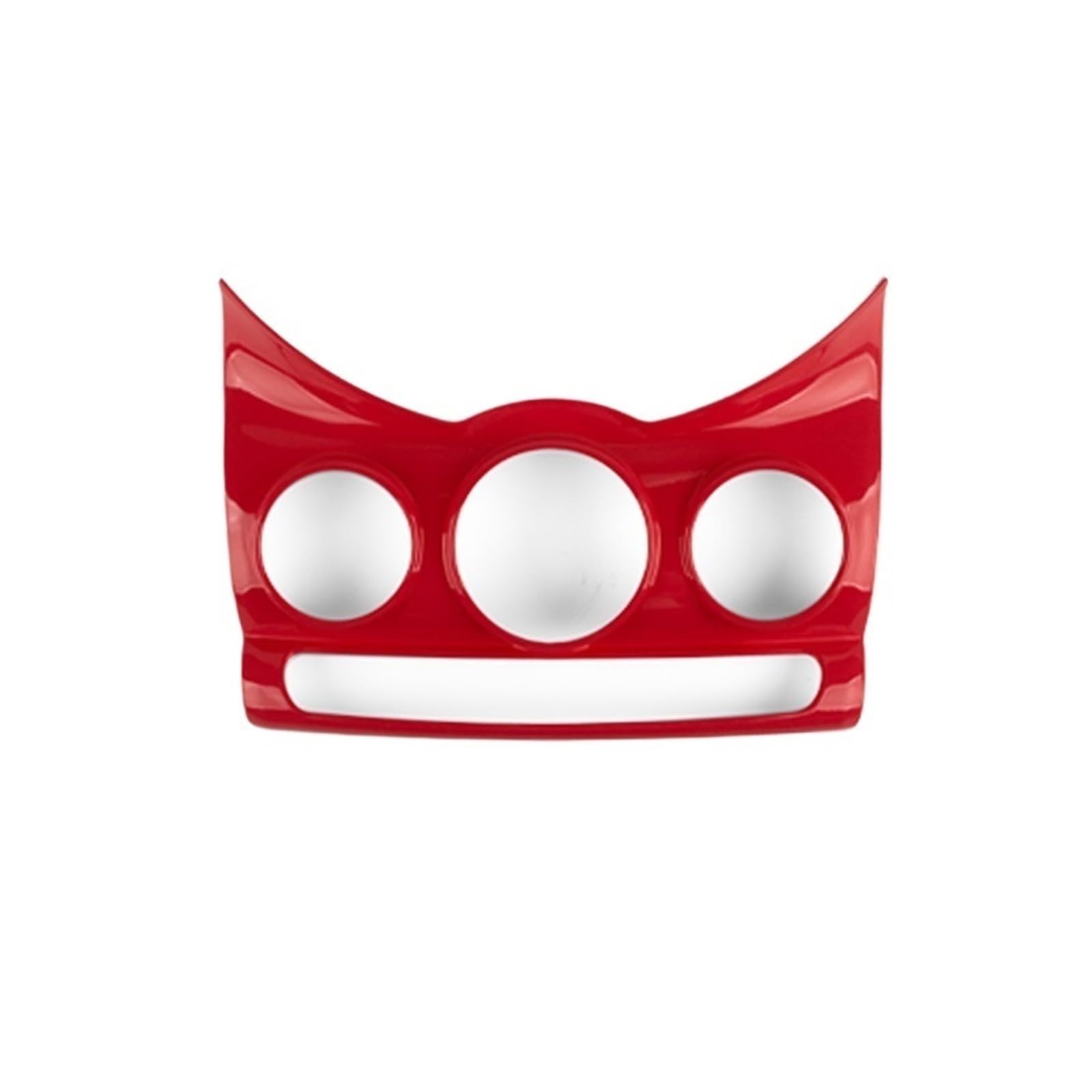 XRLHMP Auto-Knopf-Panel-Shell, kompatibel mit BMW Mini Cooper F56 Accesorios F55, Auto-Innenausstattung, Schutzaufkleber, modifiziertes Auto-Styling(Red,F56) von XRLHMP