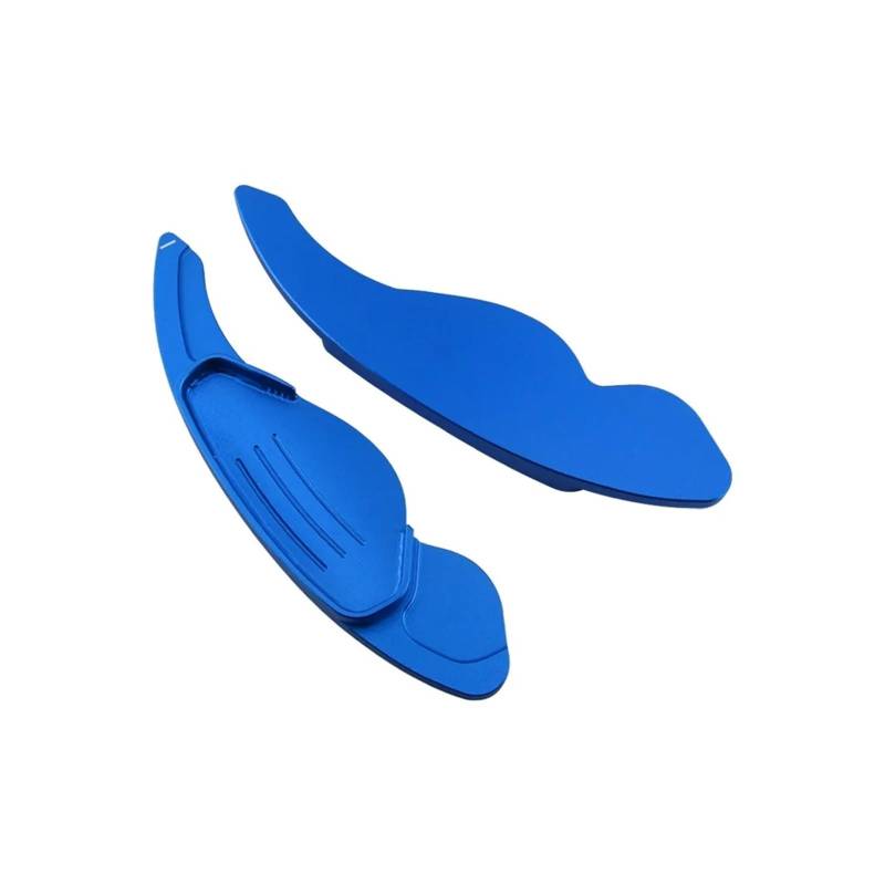 XRLHMP Auto-Schaltwippen Kompatibel for Jaguar X760 X250 X260 X761 X351 XF XE XJ F-PACE F-Type Lenkradschalthebel verlängern Autoaufkleber Zubehör(Blue) von XRLHMP