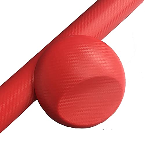 XRLHMP Auto-Styling 3D 5D Carbonfaser Autoinnenraum Mittelkonsole Farbwechsel Formaufkleber Aufkleber Kompatibel for Honda CRV 2007-2011(3D CF red,LHD) von XRLHMP