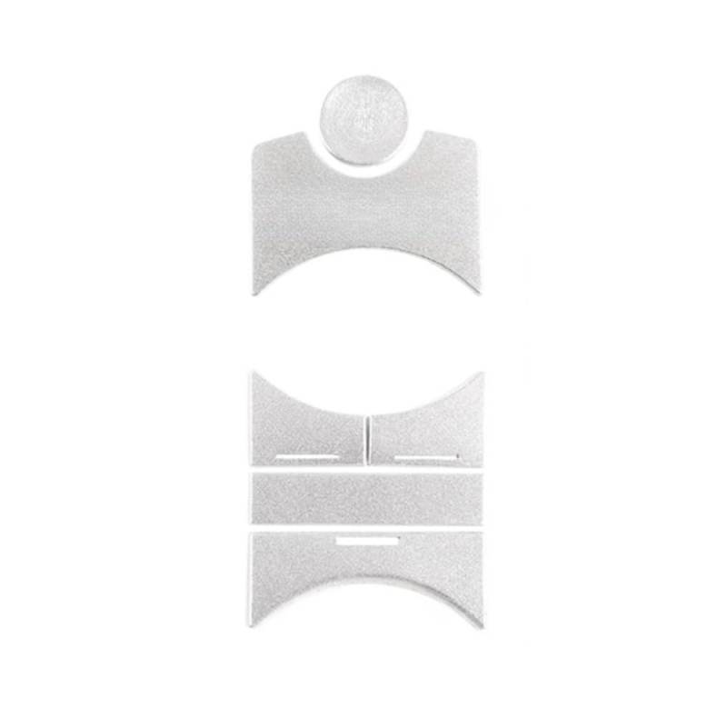 XRLHMP Auto Zentrale Steuerung Getriebe Shift Panel Taste Abdeckung Aufkleber Kompatibel for Jaguar XF 2012 2013 2014 von XRLHMP
