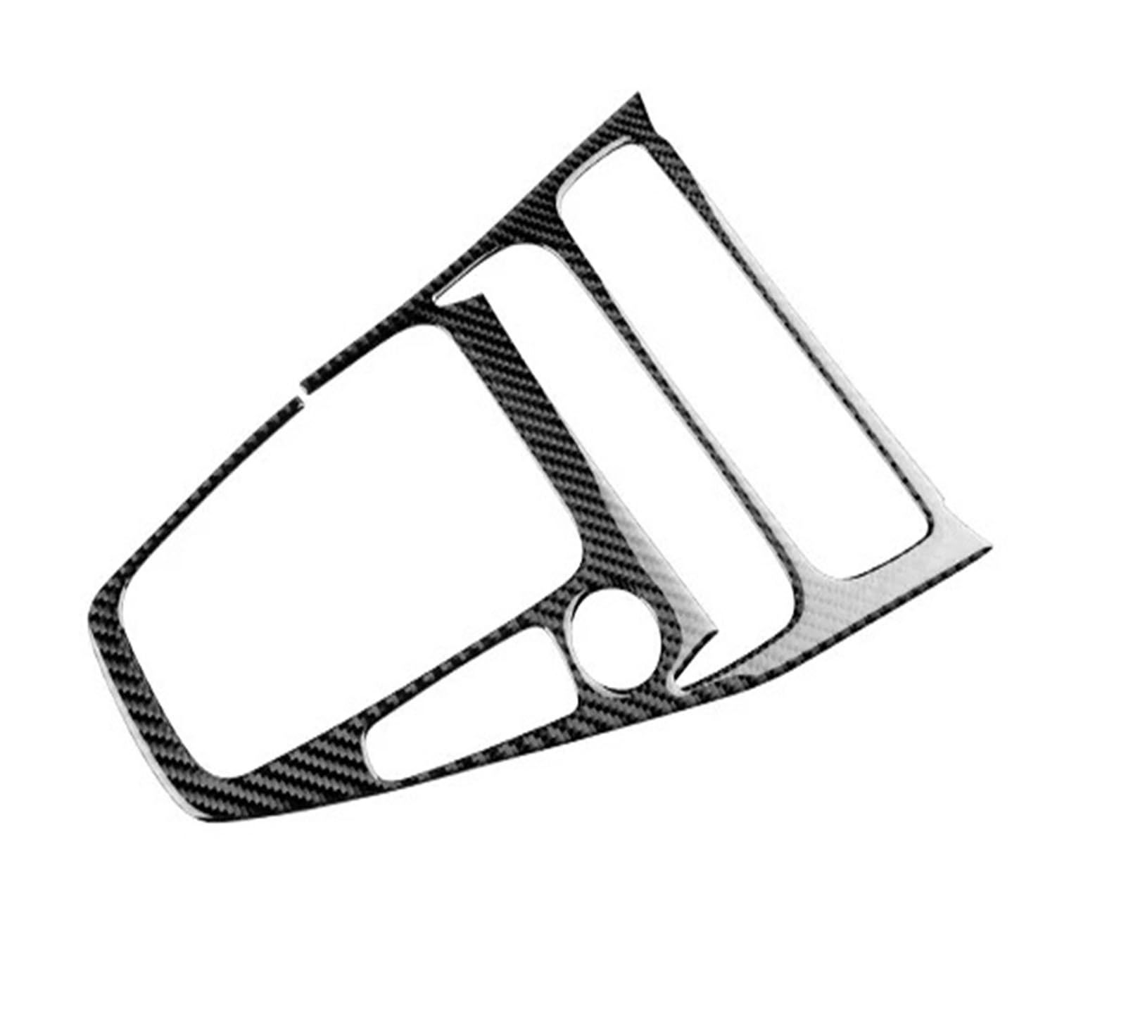 XRLHMP CarLHD RHD Zentrale Steuerung Gangschaltung Panel Echt Weiche Carbon Faser Aufkleber Kompatibel for Focus SE RS ST Ecoboost 2015 2016 2017 2018(Compatible for RHD Black Carbon) von XRLHMP