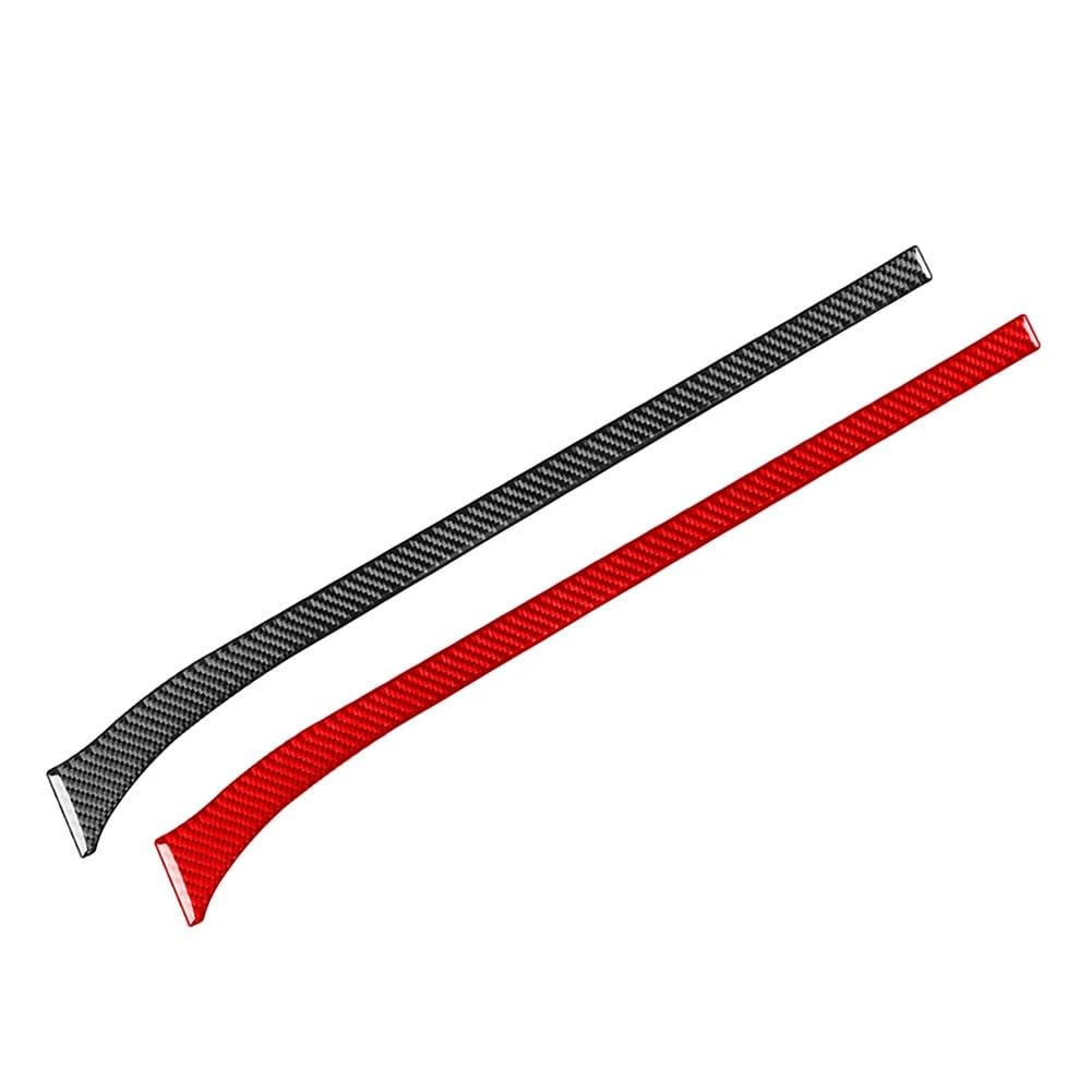 XRLHMP Carbon Fiber Car Co-Pilot Dashboard Panel Trim Streifen Dekoration Aufkleber Kompatibel for Kia Forte Cerato K3 2019 2020 2021 2022 2023(Black) von XRLHMP