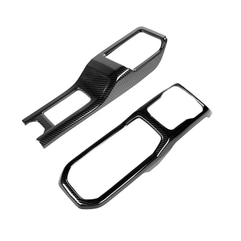 XRLHMP Carbon Fiber Gear Shift Panel Trim Cover Automatische Dekoration Innenzubehör 4WD empat Kompatibel for Jeep Wrangler JL 2018-2023(D) von XRLHMP
