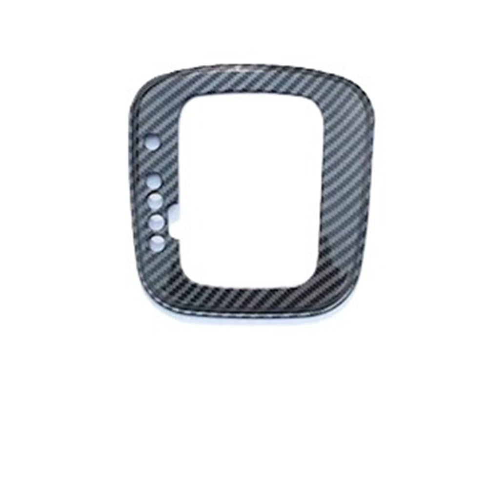XRLHMP Carbonfaser-Auto-Armaturenbrett-Steckdosenaufkleber-Abdeckung, Schalthebelverkleidung, kompatibel mit VW Polo 2011 2012 2013 2014 2015 2016 2017 2018(A Style) von XRLHMP