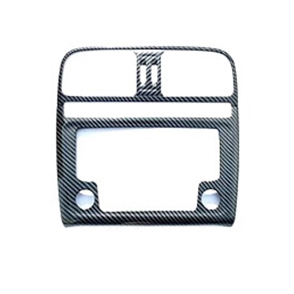 XRLHMP Carbonfaser-Auto-Armaturenbrett-Steckdosenaufkleber-Abdeckung, Schalthebelverkleidung, kompatibel mit VW Polo 2011 2012 2013 2014 2015 2016 2017 2018(Cherry) von XRLHMP
