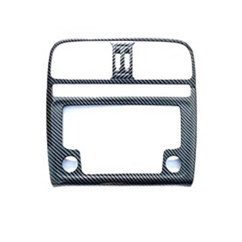 XRLHMP Carbonfaser-Auto-Armaturenbrett-Steckdosenaufkleber-Abdeckung, Schalthebelverkleidung, kompatibel mit VW Polo 2011 2012 2013 2014 2015 2016 2017 2018(Cherry) von XRLHMP