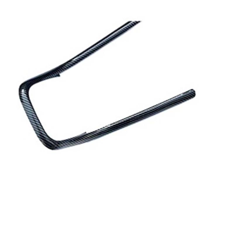 XRLHMP Carbonfaser-Auto-Armaturenbrett-Steckdosenaufkleber-Abdeckung, Schalthebelverkleidung, kompatibel mit VW Polo 2011 2012 2013 2014 2015 2016 2017 2018(Gray) von XRLHMP
