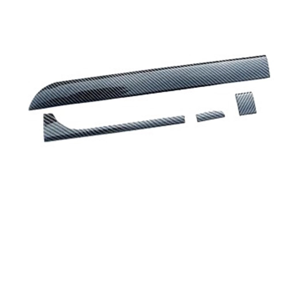 XRLHMP Carbonfaser-Auto-Armaturenbrett-Steckdosenaufkleber-Abdeckung, Schalthebelverkleidung, kompatibel mit VW Polo 2011 2012 2013 2014 2015 2016 2017 2018(Gray1) von XRLHMP