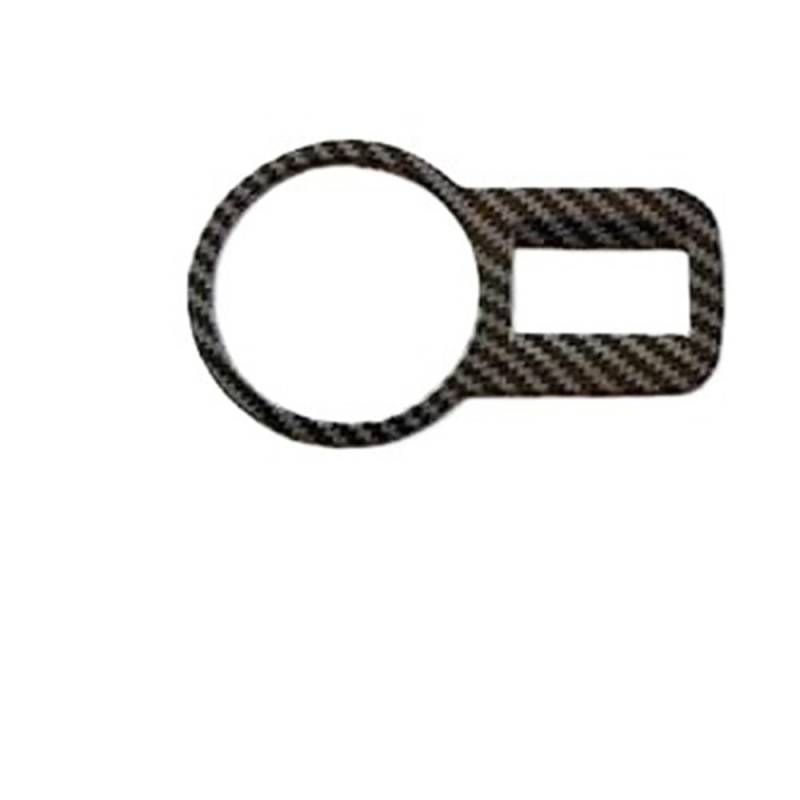 XRLHMP Carbonfaser-Auto-Armaturenbrett-Steckdosenaufkleber-Abdeckung, Schalthebelverkleidung, kompatibel mit VW Polo 2011 2012 2013 2014 2015 2016 2017 2018(Moon Blue) von XRLHMP