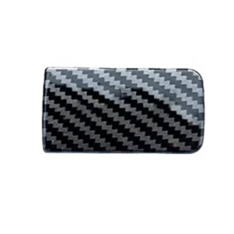 XRLHMP Carbonfaser-Auto-Armaturenbrett-Steckdosenaufkleber-Abdeckung, Schalthebelverkleidung, kompatibel mit VW Polo 2011 2012 2013 2014 2015 2016 2017 2018(Olive Yellow) von XRLHMP