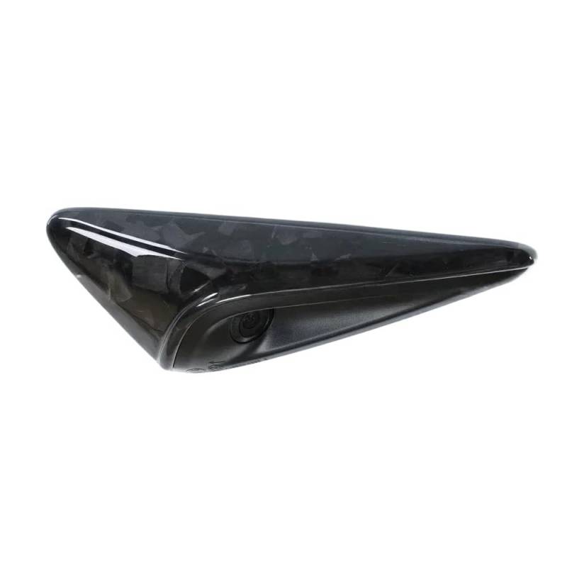 XRLHMP Echte Carbonfaser-Seitenkameraabdeckung for Tesla Model 3 Highland 2024 HW4.0 Blattbrett-Schutzaufkleber Autodekor-Zubehör(HW4.0 Forged Carbon) von XRLHMP
