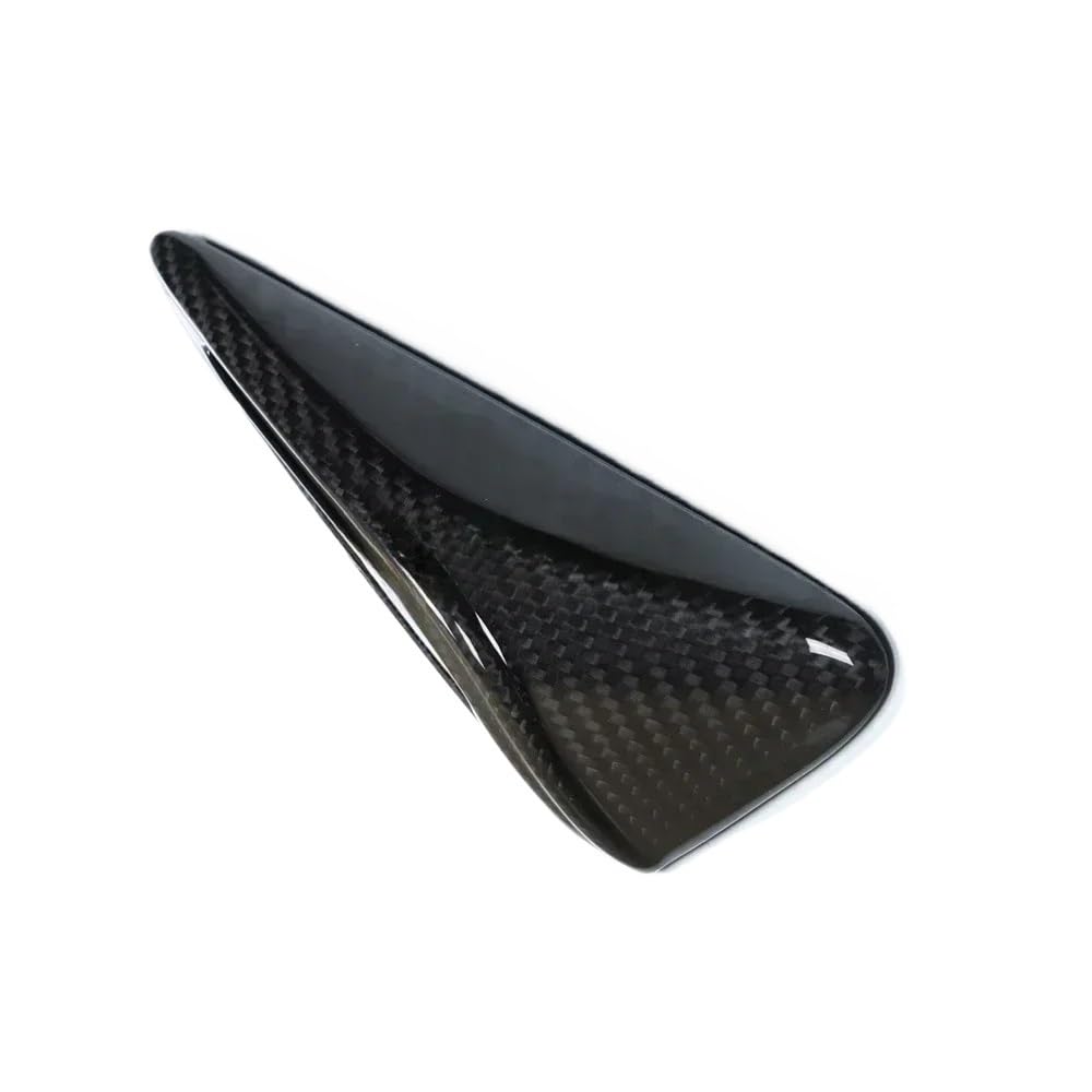XRLHMP Echte Carbonfaser-Seitenkameraabdeckung for Tesla Model 3 Highland 2024 HW4.0 Blattbrett-Schutzaufkleber Autodekor-Zubehör(HW4.0 Glossy Carbon) von XRLHMP