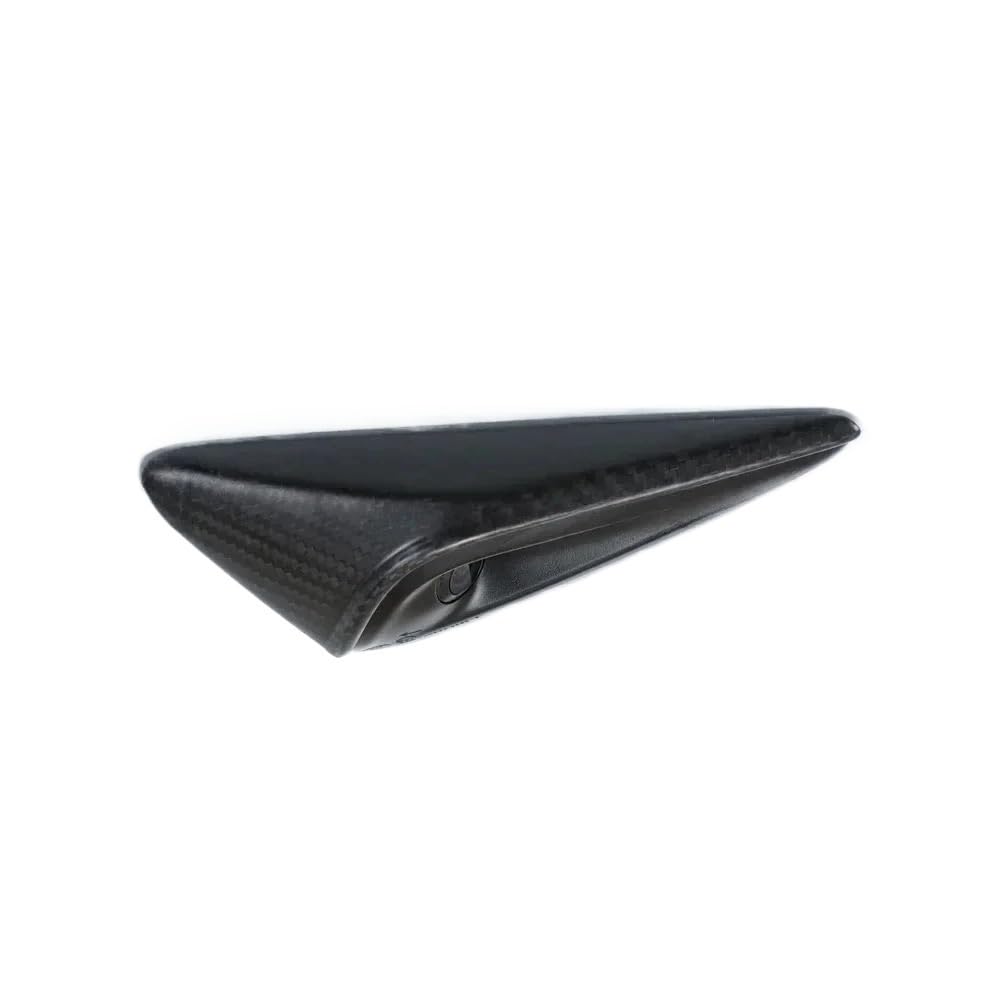 XRLHMP Echte Carbonfaser-Seitenkameraabdeckung for Tesla Model 3 Highland 2024 HW4.0 Blattbrett-Schutzaufkleber Autodekor-Zubehör(HW4.0 Matte Carbon) von XRLHMP