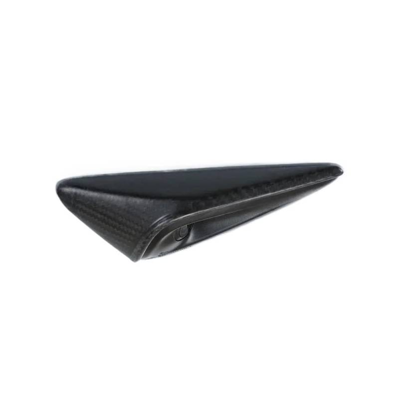 XRLHMP Echte Carbonfaser-Seitenkameraabdeckung for Tesla Model 3 Highland 2024 HW4.0 Blattbrett-Schutzaufkleber Autodekor-Zubehör(HW4.0 Matte Carbon) von XRLHMP
