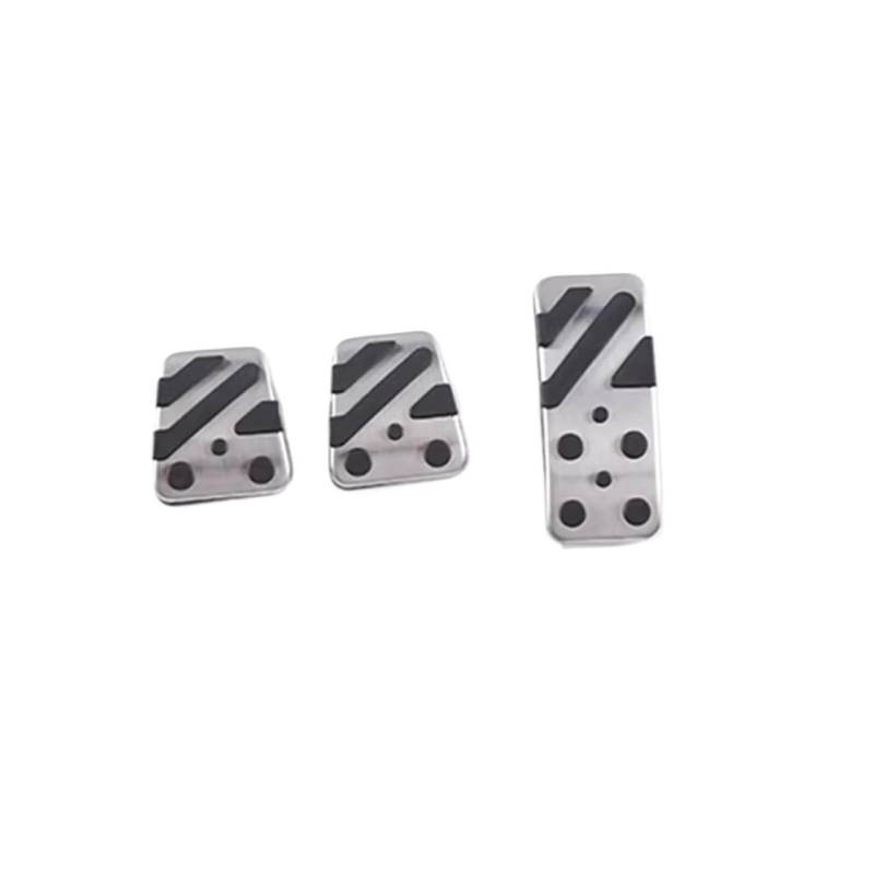 XRLHMP Fußpedale Kompatibel for Mitsubishi Pajero V80 NS Montero Shogun 2007~2021 Kein Bohren Kraftstoff Rest Bremse Gaspedal Auto Innen Acessorie(A) von XRLHMP