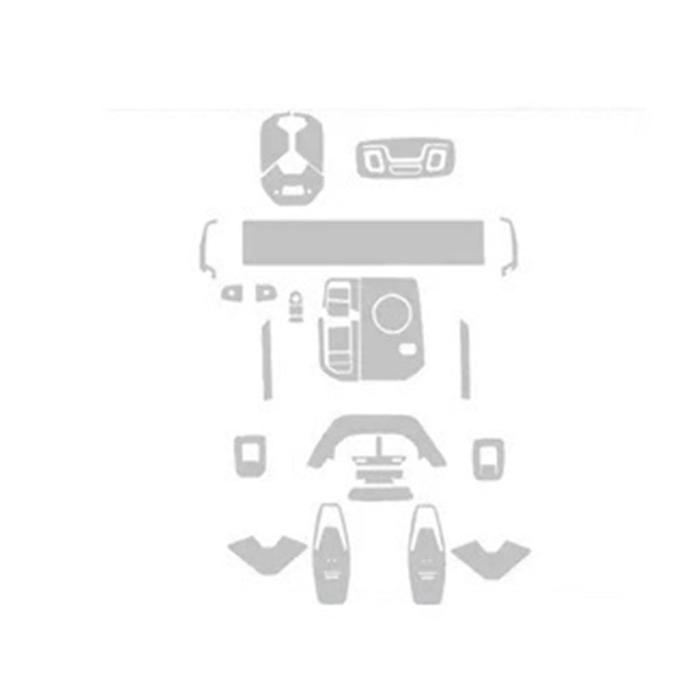 XRLHMP Innenausstattung Auto Center Console Navigation Transparente TPU-Schutzfolie Kompatibel mit BMW IX 2022 2023 Kratzfester Reparatur-Refit-Aufkleber(2) von XRLHMP