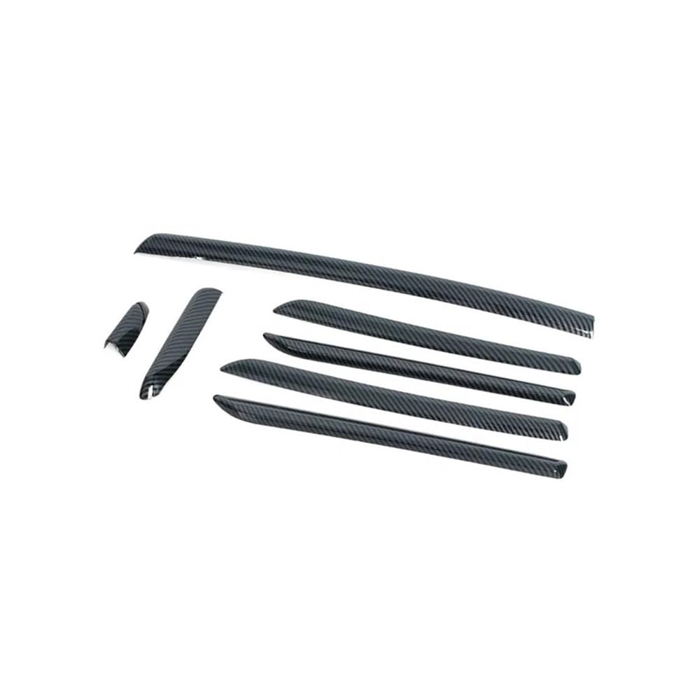XRLHMP Innenleisten, Mittelkonsole, Armaturenbrett, Zierleisten, Dekorabdeckung, ABS, Kohlefaser-Stil, kompatibel for Audi A3 8V 2014–2018, S3 2017(C LHD) von XRLHMP