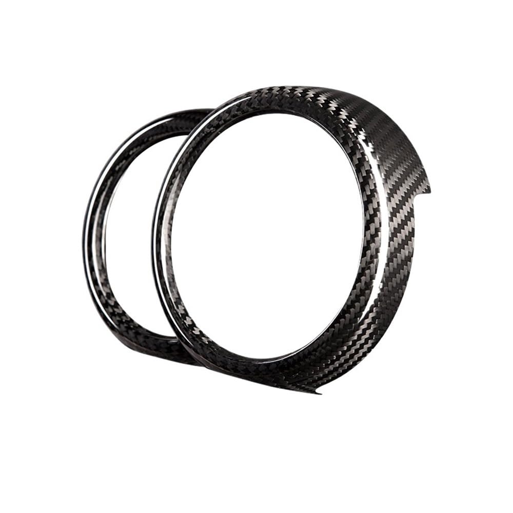 XRLHMP Kohlefaser-Auto-Tachometer-Ringverkleidung, Auto-Instrument, Drehzahlmesser, dekorative Aufkleber, kompatibel mit Mini Cooper F54 F55 F56 F57 F60 von XRLHMP