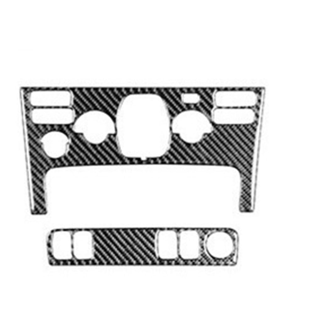 XRLHMP Kohlefaser-kompatibel for Volvo XC90 03–14 Schalttafel Mittelkonsole Luftverkleidung Zieraufkleber Zubehör Innenraummodifikation(Model A) von XRLHMP