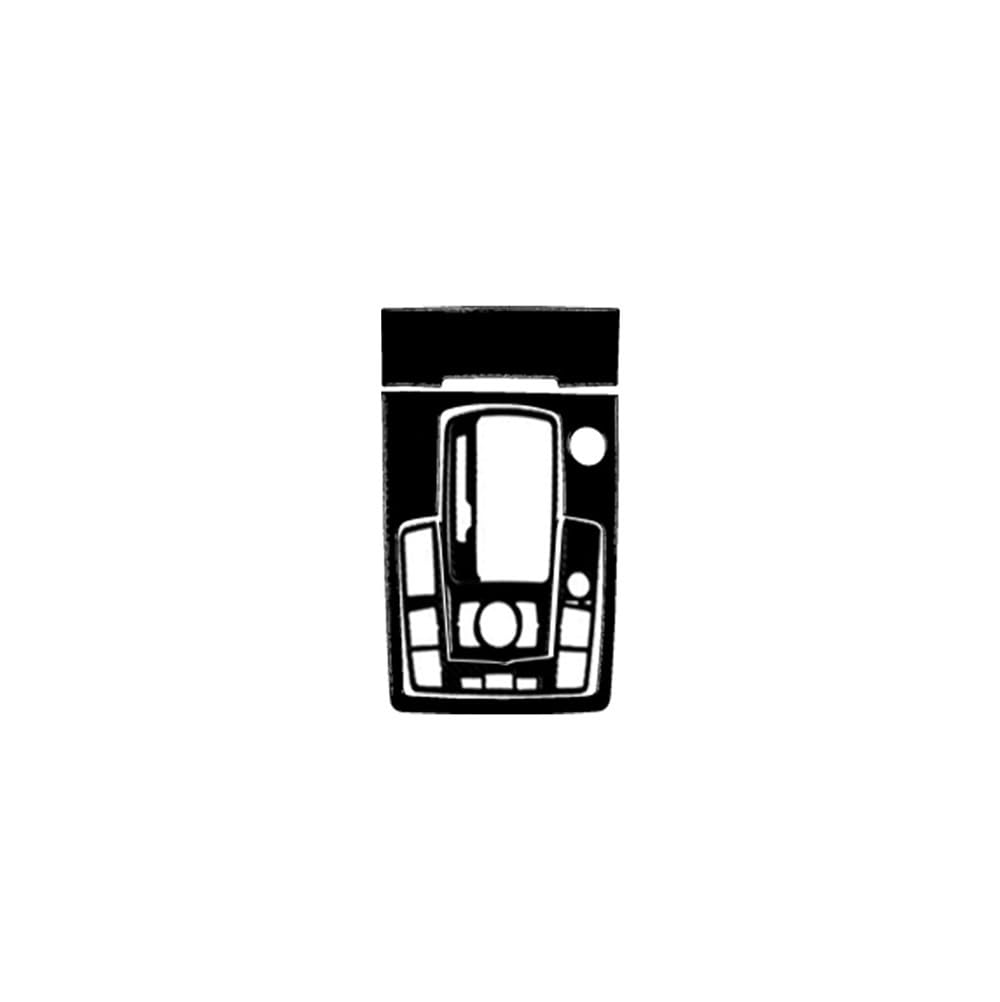 XRLHMP Kompatibel for Audi Q7 2007–2015, Piano Black, Schalthebel, Luftauslass, Tachometer, Lenkrad, Fensterheber, Verkleidung, Auto-Innenaufkleber(Champagne) von XRLHMP