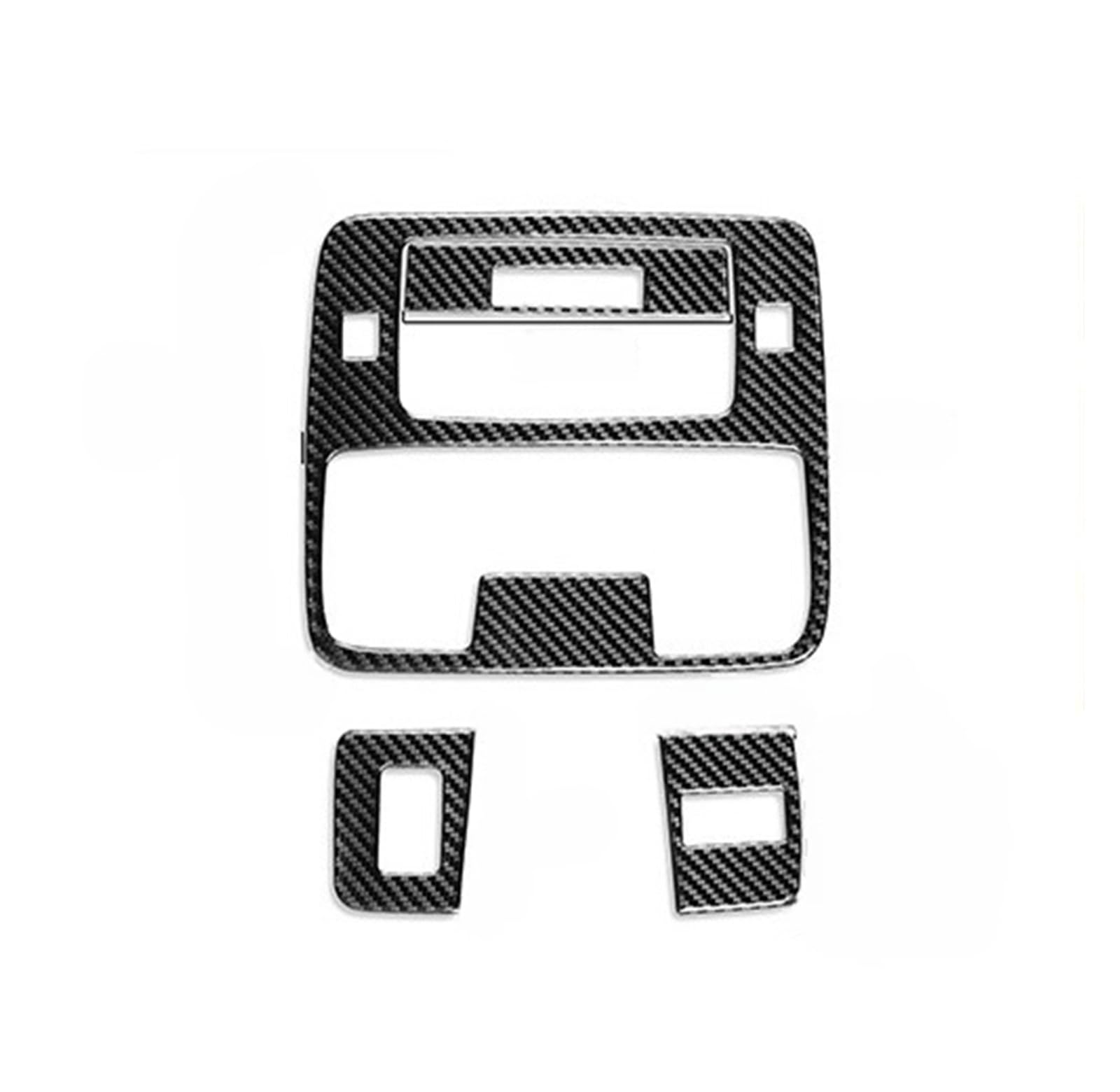 XRLHMP Kompatibel for Chevrolet Camaro 2010-2015 Zubehör Auto Carbon Fiber Innen Lenkrad Getriebe Center Control Trim Aufkleber Modifiziert(9) von XRLHMP