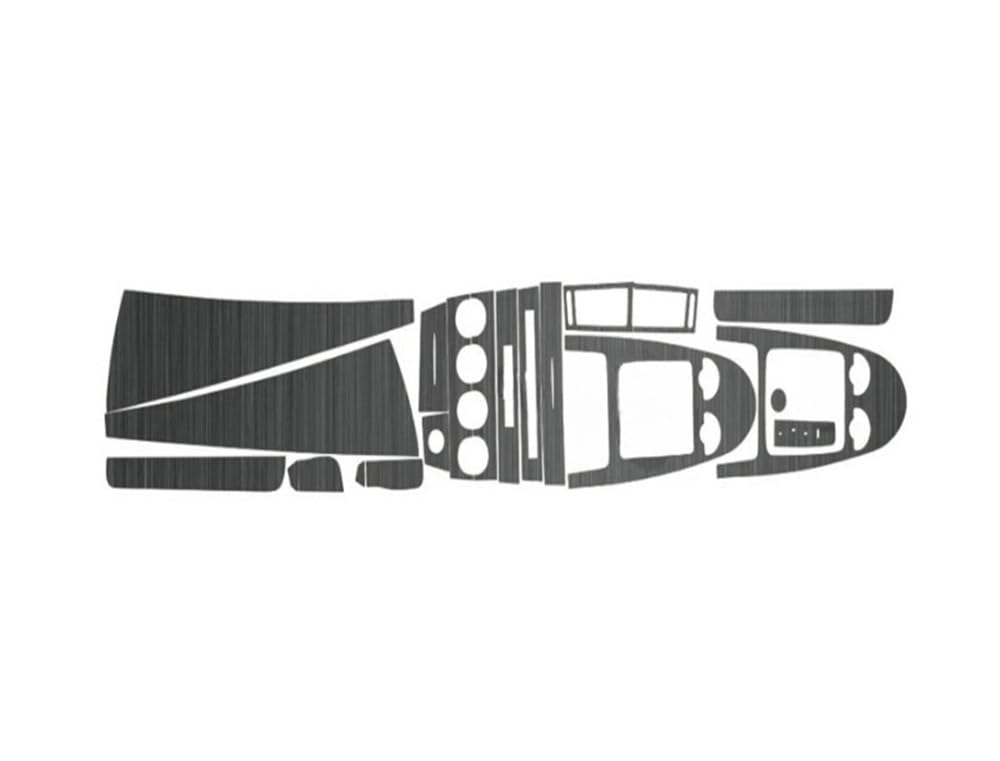 XRLHMP Kompatibel for Kohlefaser, kompatibel for Mercedes SLK 171 2004–2010, Autofolie, Innenaufkleber, Mittelkonsole, Getriebe, Armaturenbrett, Lufttürgriff, Hebeplatte(D,G) von XRLHMP