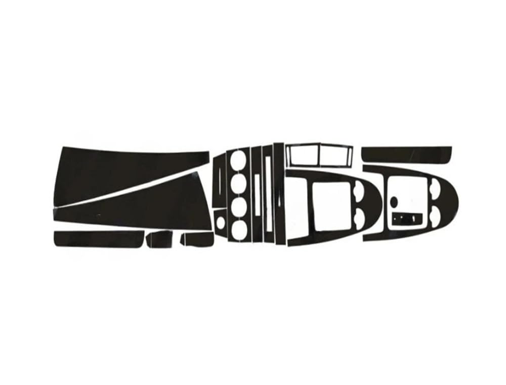 XRLHMP Kompatibel for Kohlefaser, kompatibel for Mercedes SLK 171 2004–2010, Autofolie, Innenaufkleber, Mittelkonsole, Getriebe, Armaturenbrett, Lufttürgriff, Hebeplatte(E,G) von XRLHMP