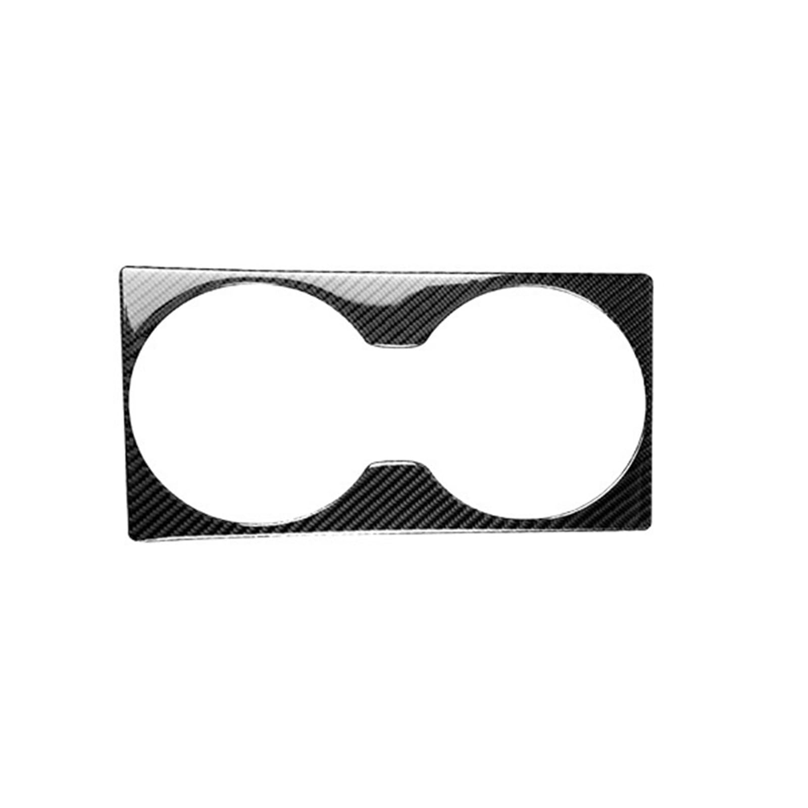 XRLHMP Kompatibel for Nissan GTR R35 2008-2016 Zubehör Carbon Fiber Auto Innen Hinten Center Horn Panel Trim Aufkleber Dekoration(Black) von XRLHMP