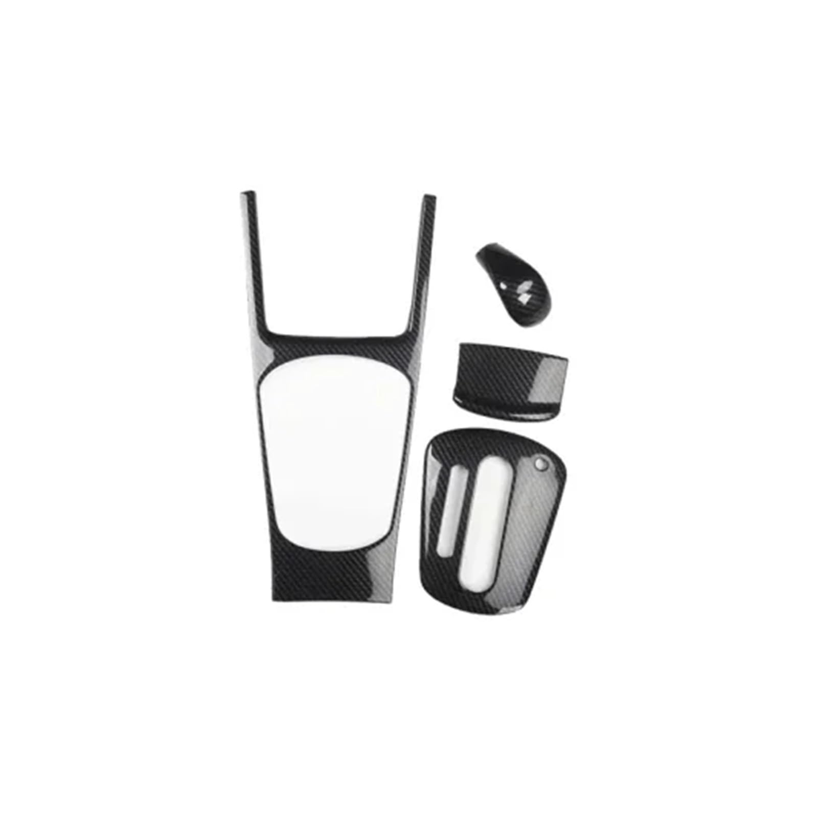 XRLHMP Kompatibel for Nissan TIIDA 2011-2015 Zubehör Carbon Fiber Style Dekoration Auto Innentürgriffe Abdeckung Zierleisten ABS Aufkleber(D) von XRLHMP