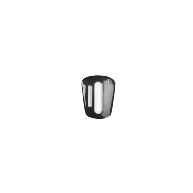 XRLHMP Kompatibel for Nissan TIIDA 2011-2015 Zubehör Carbon Fiber Style Dekoration Auto Innentürgriffe Abdeckung Zierleisten ABS Aufkleber(Gearshift Frame) von XRLHMP