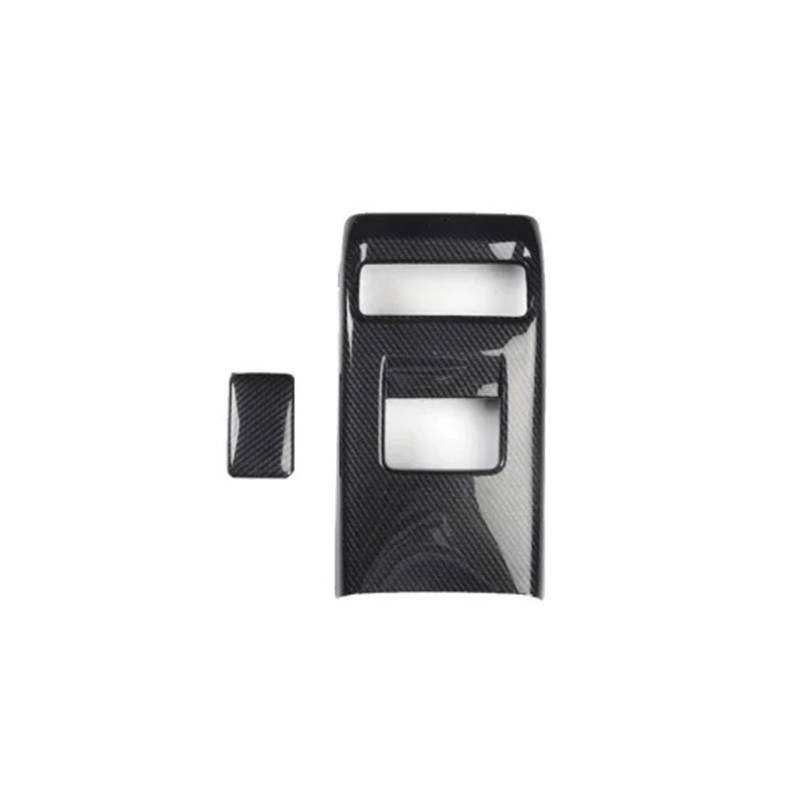 XRLHMP Kompatibel for Nissan TIIDA 2011-2015 Zubehör Carbon Fiber Style Dekoration Auto Innentürgriffe Abdeckung Zierleisten ABS Aufkleber(Rear Guard) von XRLHMP