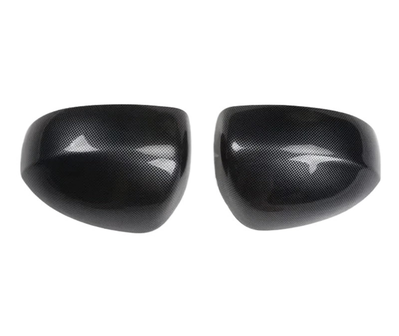 XRLHMP Kompatibel for Nissan TIIDA 2011-2015 Zubehör Carbon Fiber Style Dekoration Auto Innentürgriffe Abdeckung Zierleisten ABS Aufkleber(Rearview Mirror) von XRLHMP