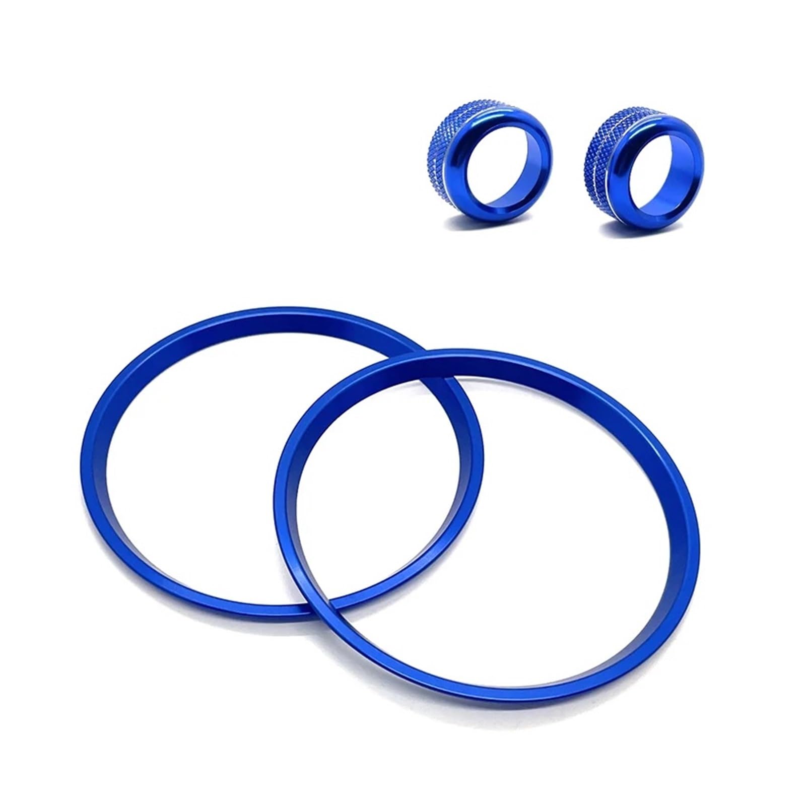 XRLHMP Kompatibel for Subaru BRZ Toyota GR86 2021-2024 Klimaanlage Air Outlet Dekorative Ring Air Outlet Schalter Knopf Aluminium Ring(A) von XRLHMP