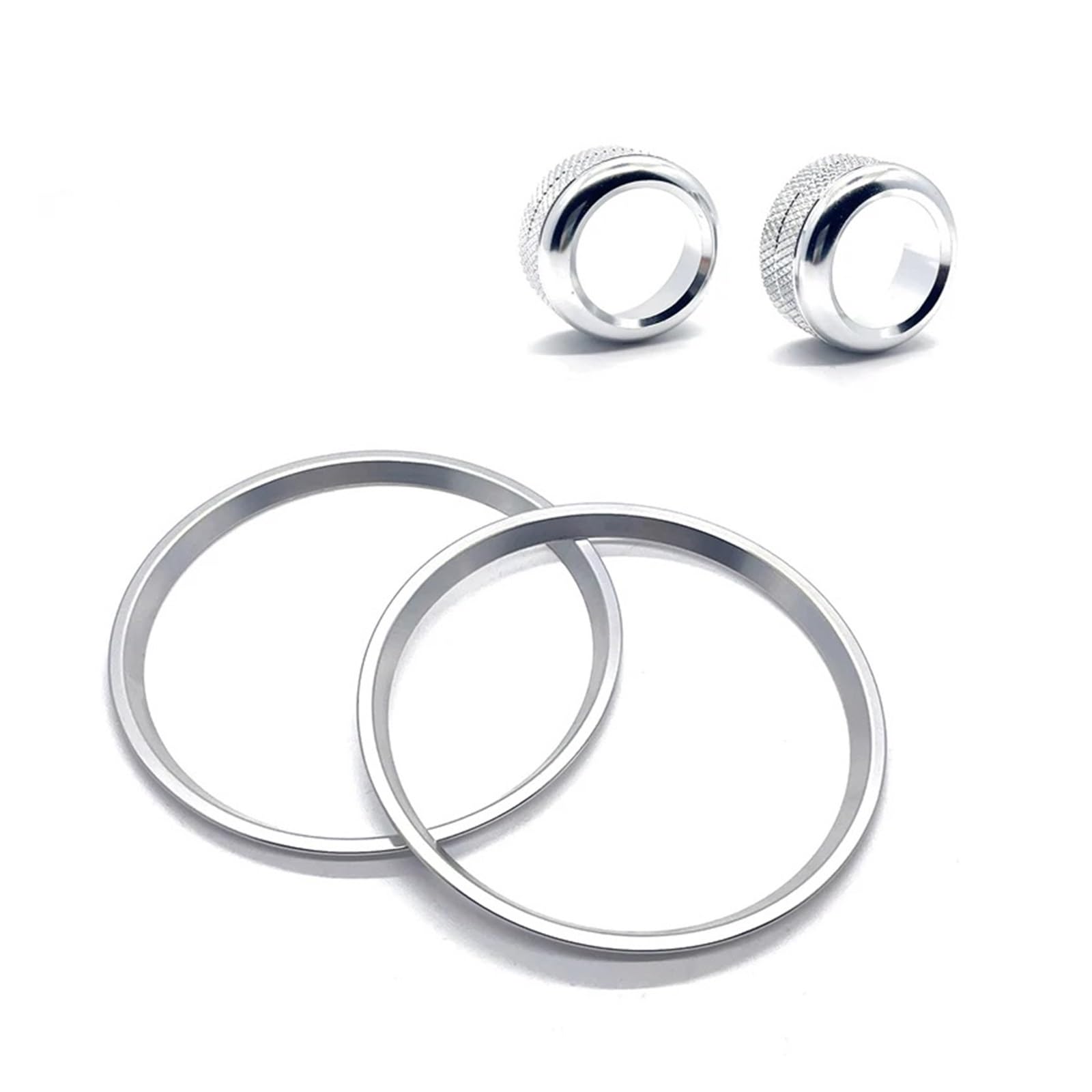XRLHMP Kompatibel for Subaru BRZ Toyota GR86 2021-2024 Klimaanlage Air Outlet Dekorative Ring Air Outlet Schalter Knopf Aluminium Ring(D) von XRLHMP