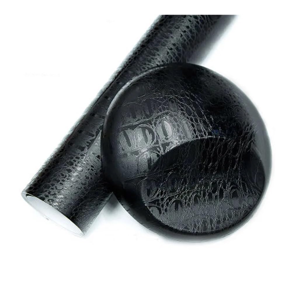 XRLHMP Kompatibel for Toyota RAV4 2019–2020. Innenausstattung, zentrales Bedienfeld, Türgriff, 3D-5D-Carbonfaser-Aufkleber, Auto-Styling-Zubehör(Crocodile Pattern,LHD) von XRLHMP