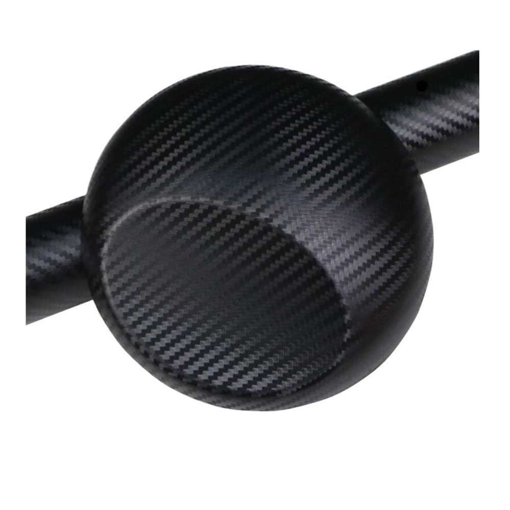 XRLHMP Kompatibel for VW Passat B6 2006–2011, Innenausstattung, zentrales Bedienfeld, Türgriff, Kohlefaser-Aufkleber, Auto-Styling-Zubehör(3D CF Black,LHD) von XRLHMP