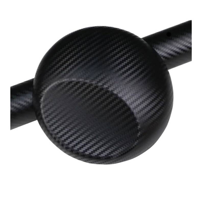 XRLHMP Kompatibel for VW Passat B6 2006–2011, Innenausstattung, zentrales Bedienfeld, Türgriff, Kohlefaser-Aufkleber, Auto-Styling-Zubehör(3D CF Black,LHD) von XRLHMP