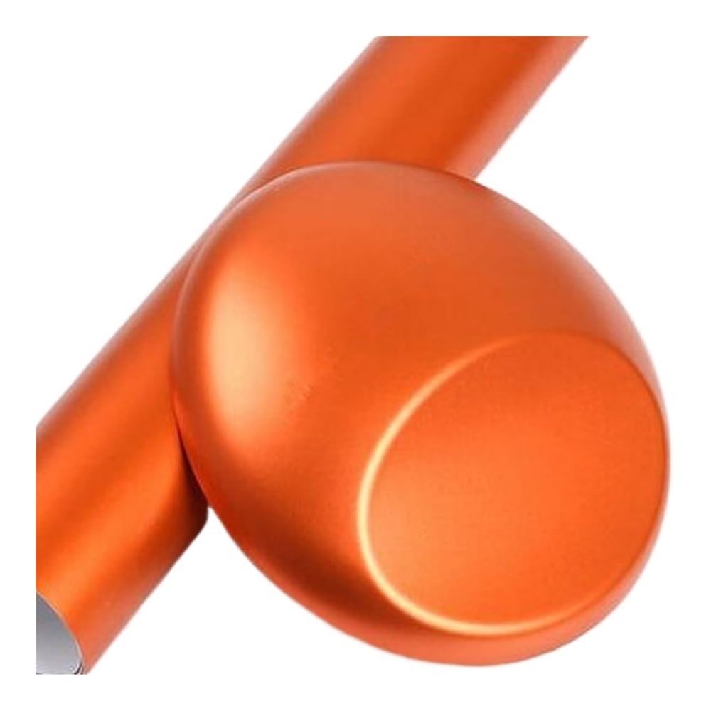XRLHMP Kompatibel for VW Passat B6 2006–2011, Innenausstattung, zentrales Bedienfeld, Türgriff, Kohlefaser-Aufkleber, Auto-Styling-Zubehör(Ice matt orange,LHD) von XRLHMP