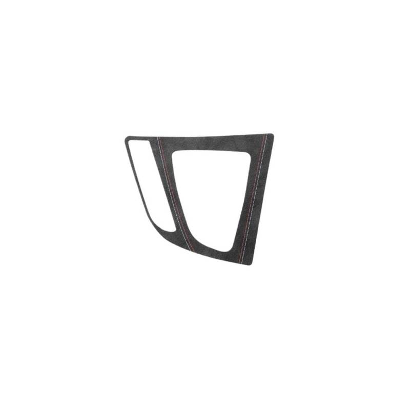 XRLHMP Kompatibel mit BMW 3er 4er F30 F34 F32 F33 F36. Hergestellt aus Alcantara. Auto-Schalthebelverkleidung, Verkleidungsaufkleber, Innenzubehör(Black LHD) von XRLHMP