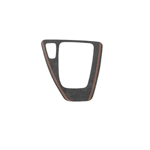 XRLHMP Kompatibel mit BMW Serie 3 E90 E92 E93 2005-2012. Aufkleber for die Schalthebelverkleidung im Autoinnenraum aus Alcantara. Leistungszubehör(Orange LHD) von XRLHMP